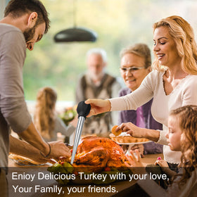 Heavy-duty SCHVUBENR kitchen baster designed for frequent use in busy kitchens.