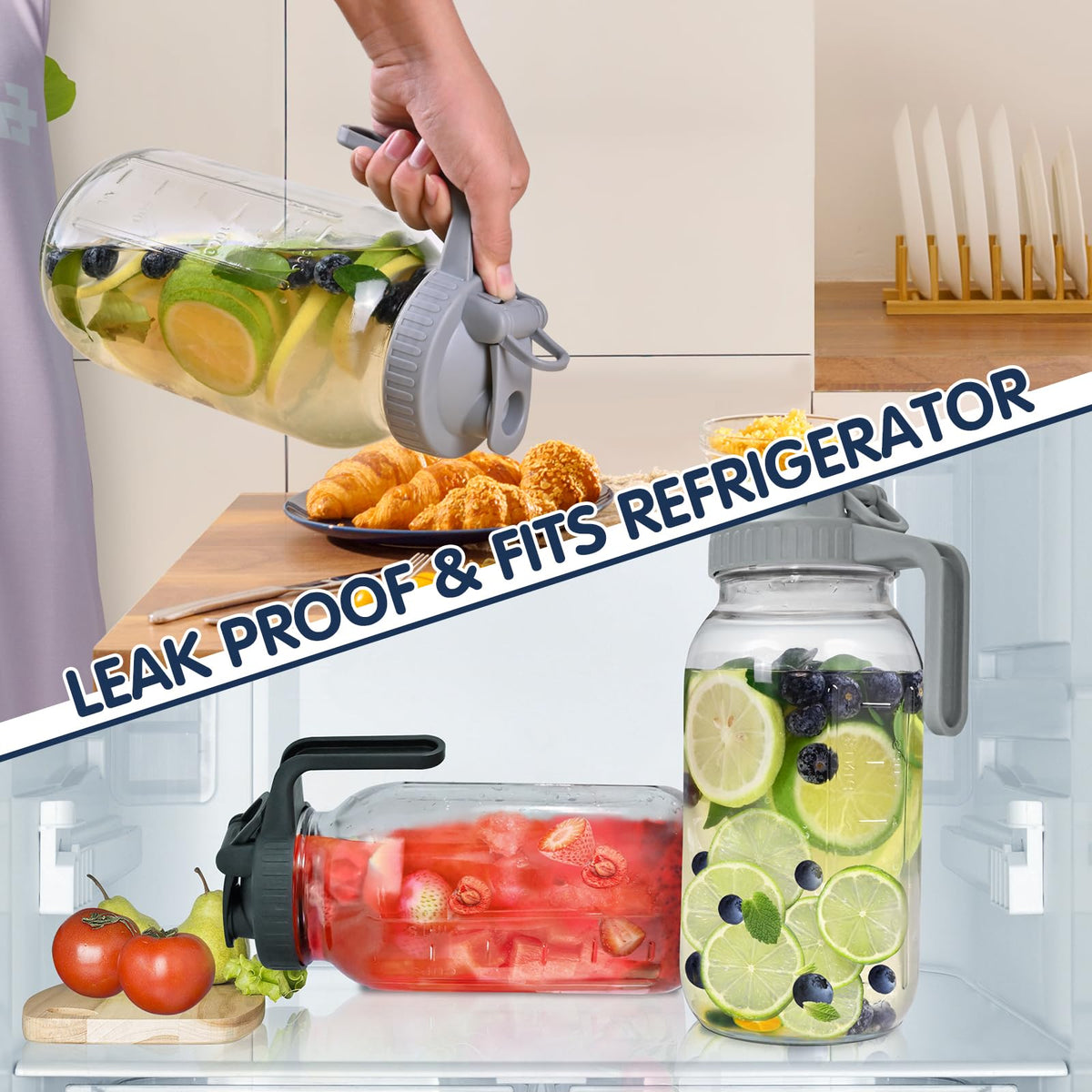 SCIDEA airtight flip-top lid demonstrates leak-proof performance for beverages.