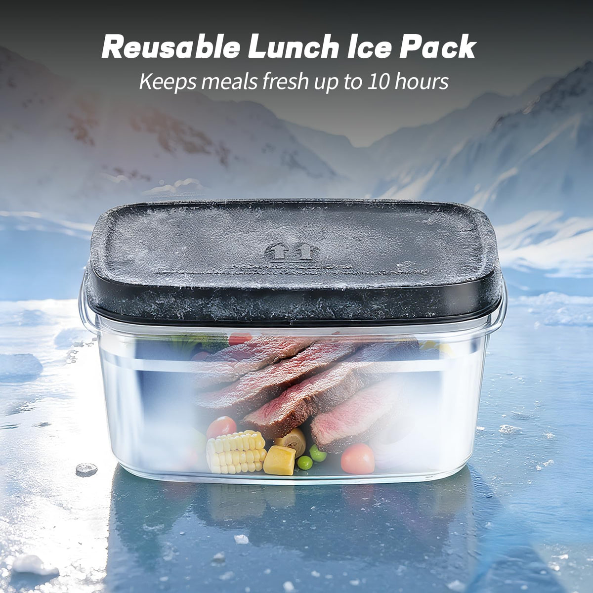 Scudra 6.3 cup capacity container fits hearty meals for workdays and trips