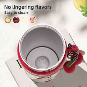 SDGA+ cherry tumbler attached strap for portability