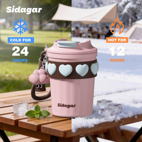 SDGA+ slim profile fits most car cup holders for travel ease.