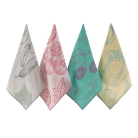 Sea Me At Home dish towels eggplants motif for vibrant kitchen decor and quick drying