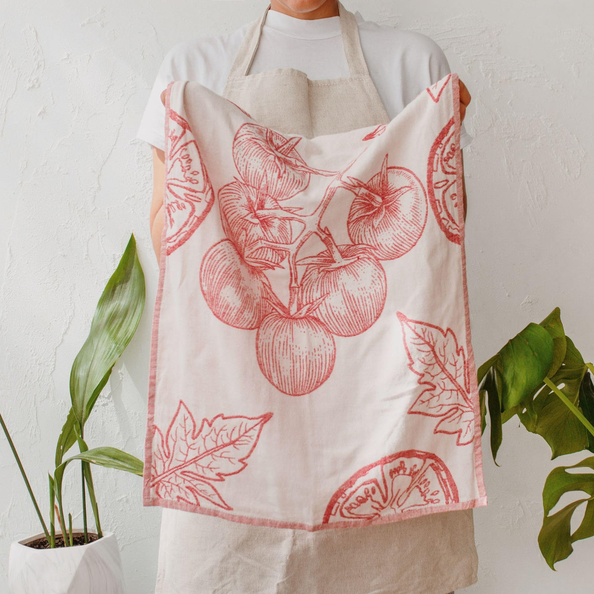 Sea Me At Home peppers motif towels add color and practicality to prep
