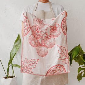 Sea Me At Home peppers motif towels add color and practicality to prep