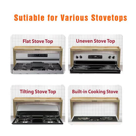 SEAHIXUSS stove rack with 6 hooks helps hang utensils and towels