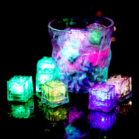 SeaISee color-flashing ice cubes offer red, white, blue, and pink lighting