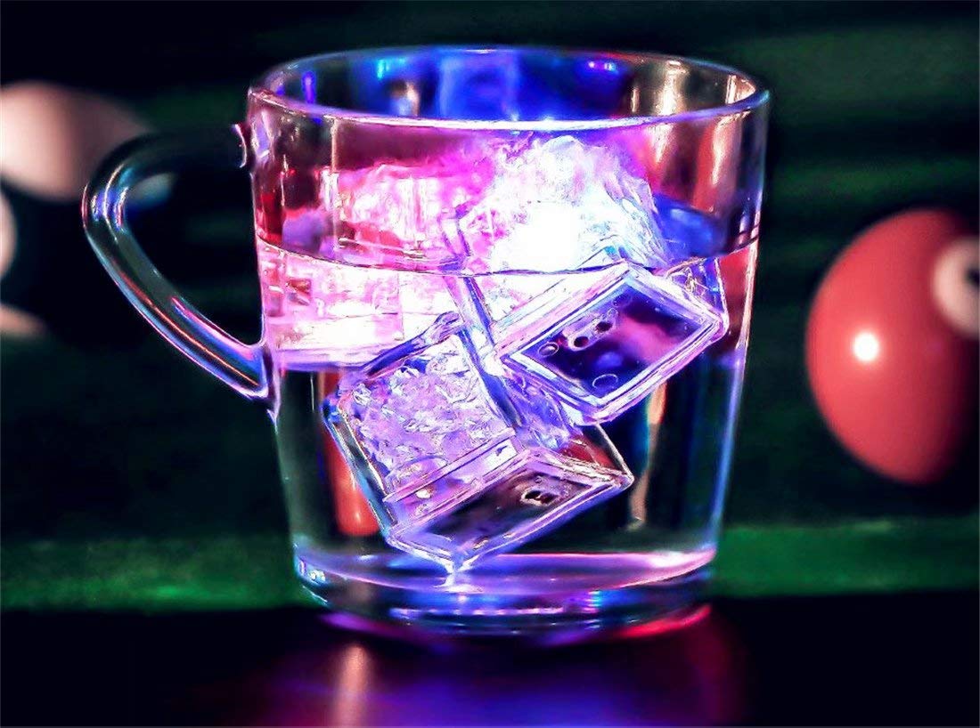 SeaISee glow-in-dark ice cubes enhance wine and cocktails for parties