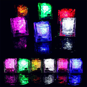 SeaISee LED ice cubes create ambient bar and wedding ambience automatically