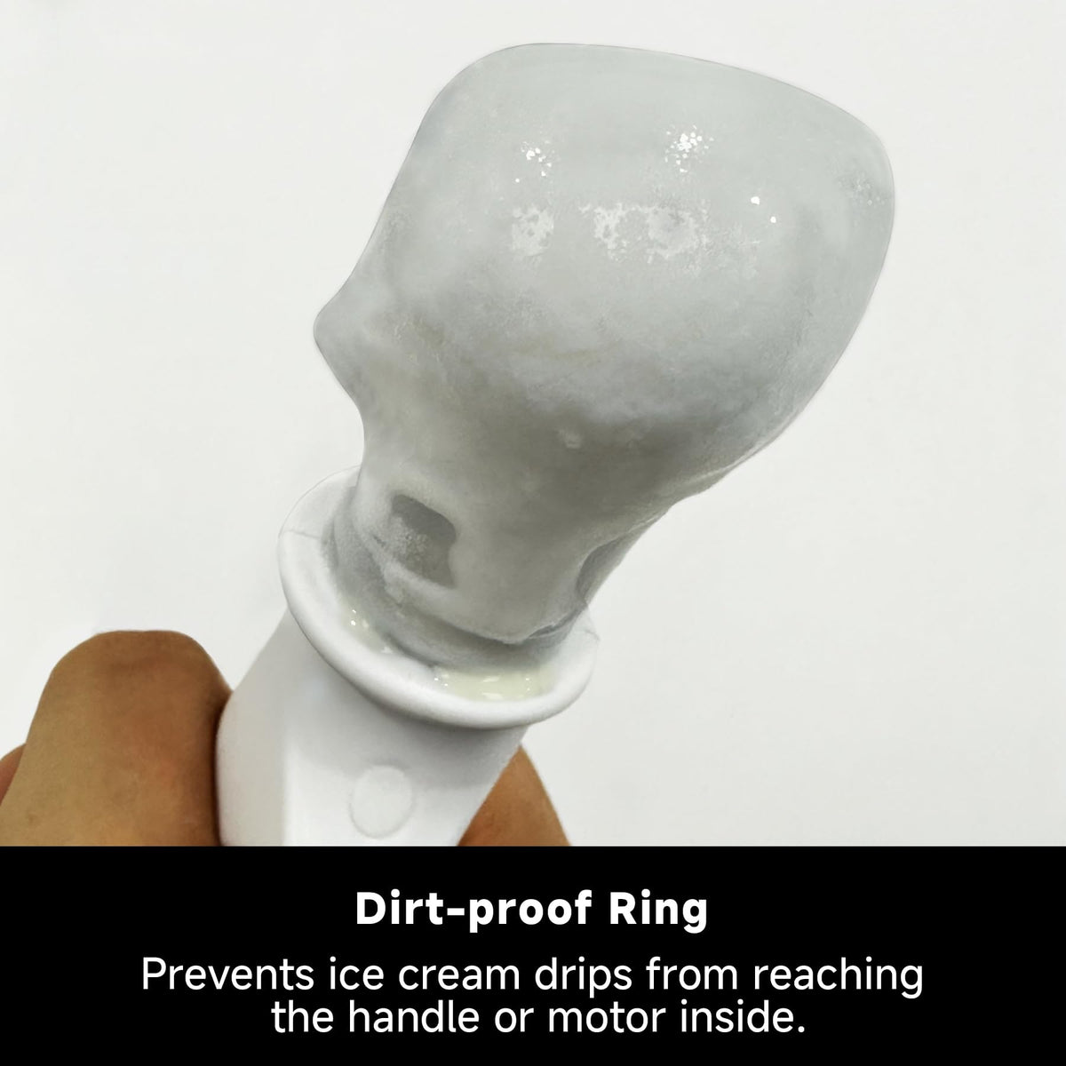 SEAINGO anti-mess design with stand and drip ring keeps surfaces clean.