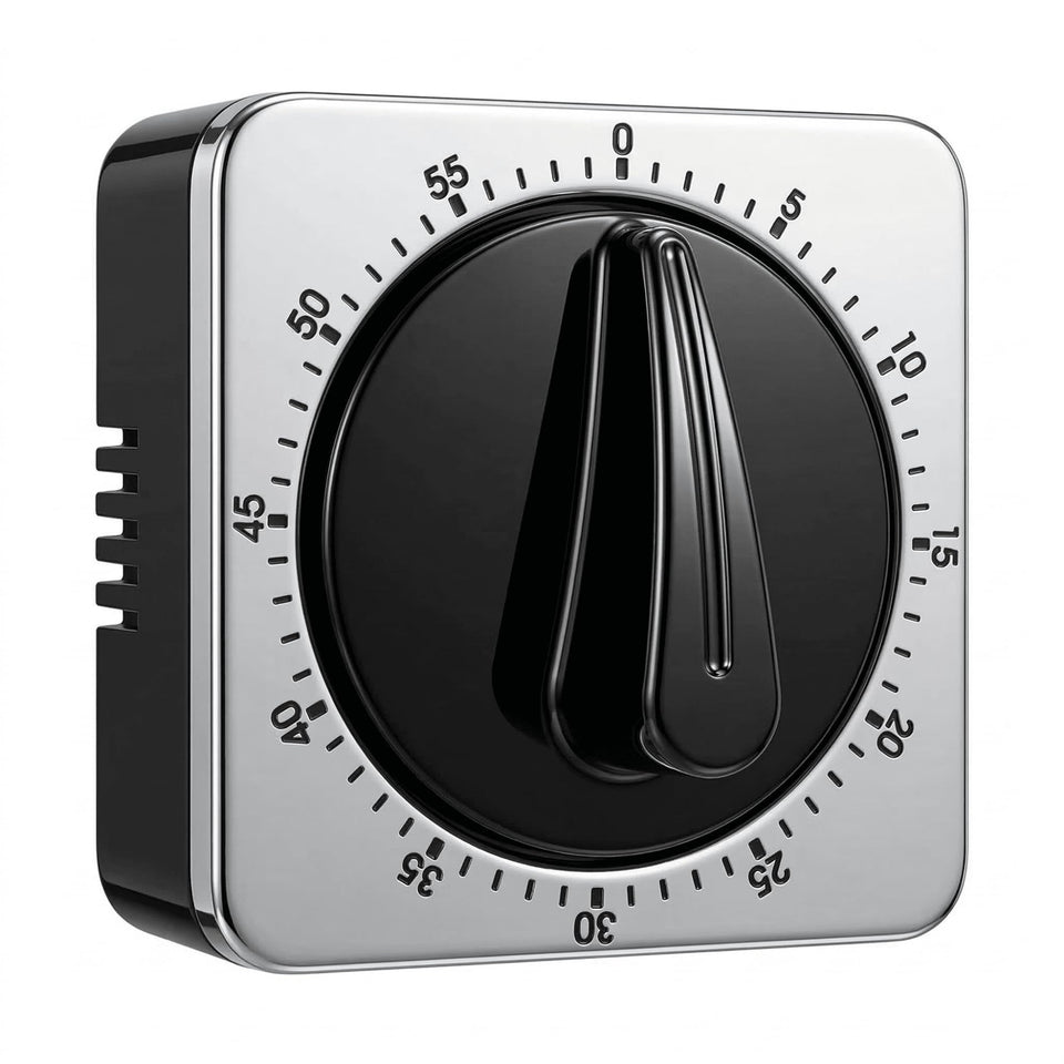 Searon Kitchen Timer with dial windup for precise manual timing during meals