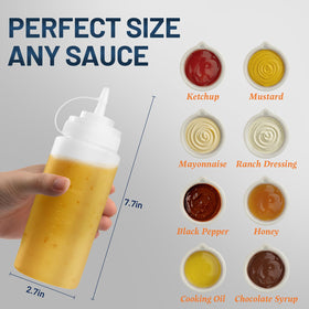 SECLENT bottle pouring pancake syrup with controlled flow