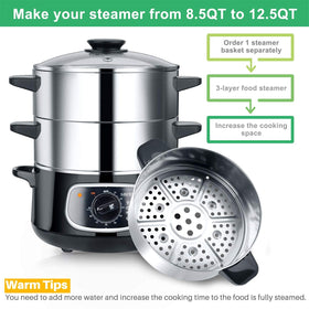 Secura 2 steam vegetables to preserve flavor without added oils