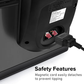Secura 4L deep fryer see-through lid for monitoring cooking progress.