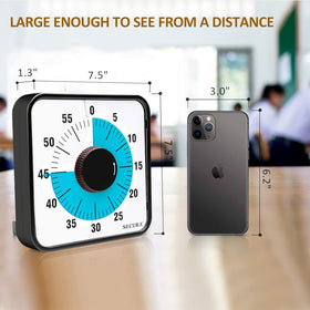 Secura blue timer wall-mount ready for fixed classroom or kitchen setup