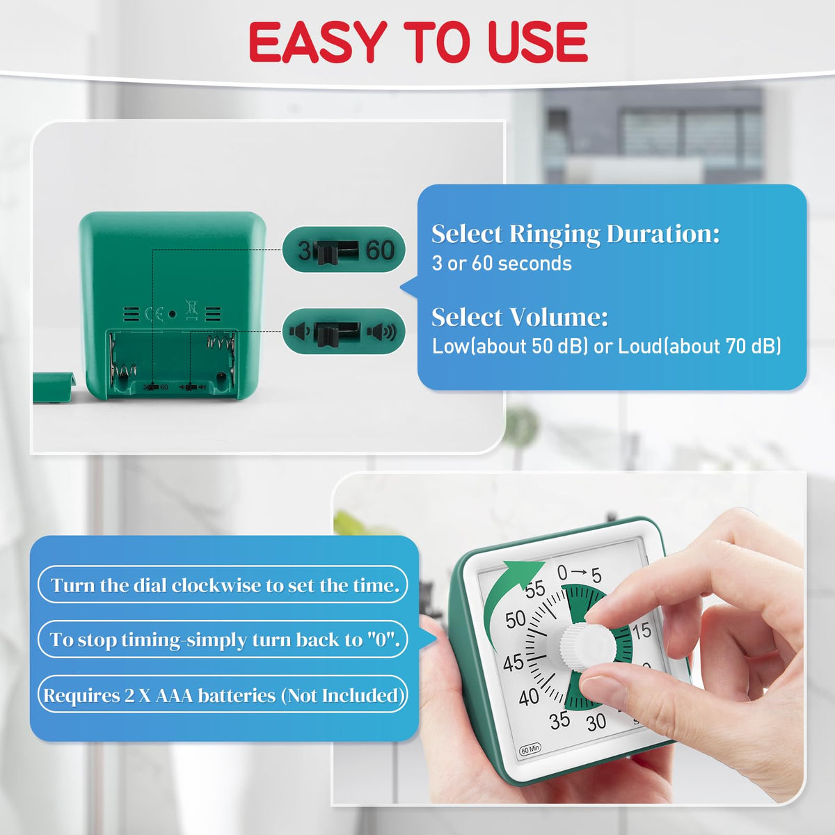 Secura timer in a classroom setup helping teachers structure activities
