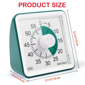 Secura timer in use at a desk for time-boxed tasks