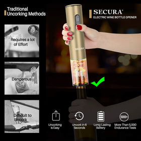 Secura foil cutter close-up for precise foil removal.