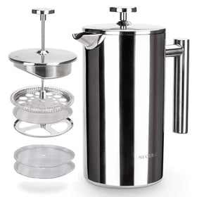 Secura French Press overview highlights durable stainless steel for long lasting daily use