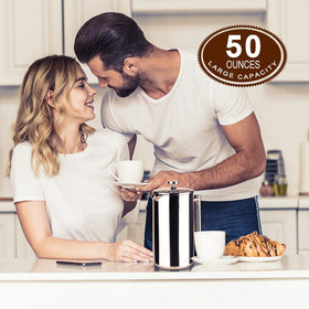 Secura French Press with elegant design suitable for gifting.