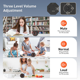 Secura Pomodoro Timer adjustable volume for busy environments