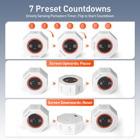 Secura Pomodoro Timer visual progress bar highlights time at a glance for tasks.