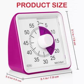 Secura timer on desk suits daily routines and timeboxing.