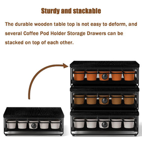 Sedegn pod holder compact desk organizer fits small kitchens and offices.
