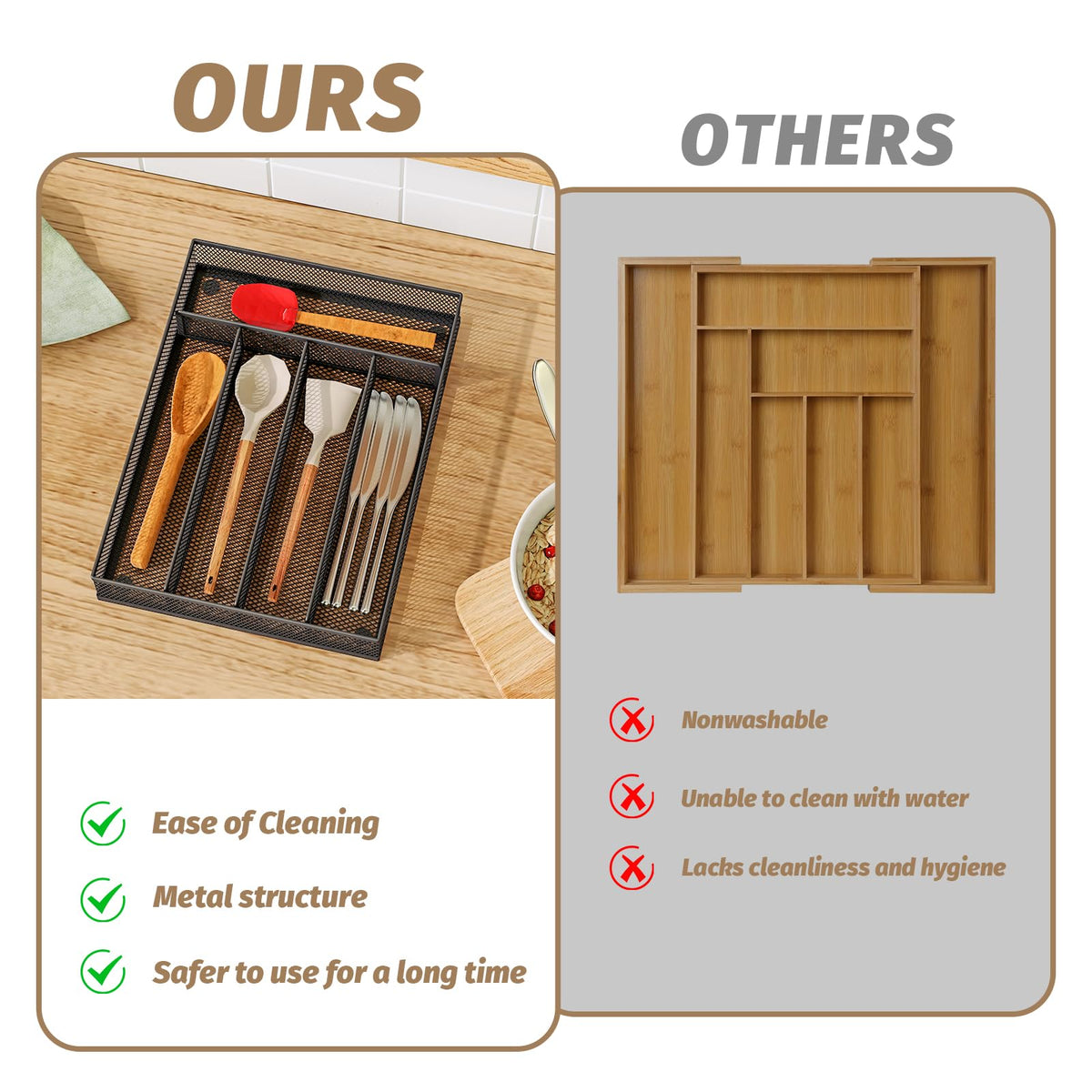 Sedegn easy-clean metal mesh simplifies maintenance with mild soap and water.