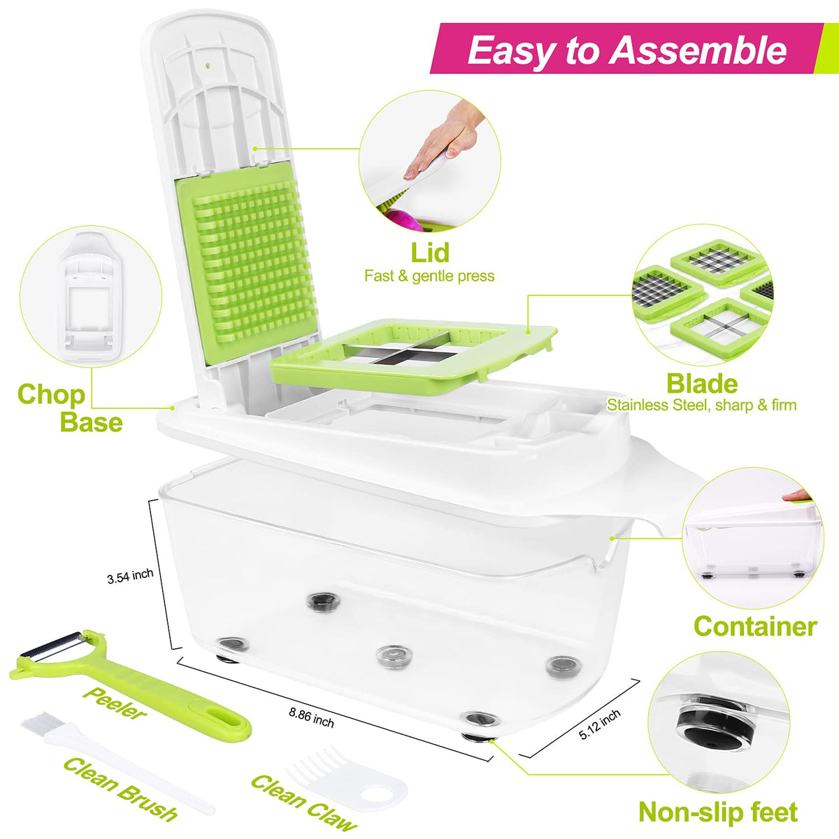 Sedhoom Direct easy-clean tool with claw and brush for residue removal