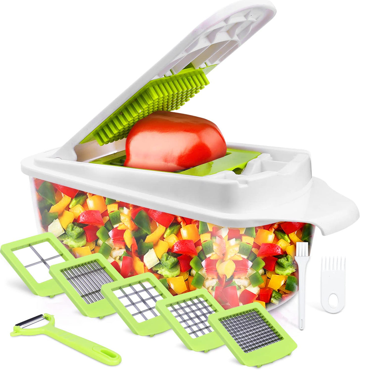 Sedhoom Direct food dicer with 5 blades assembly for quick meal prep