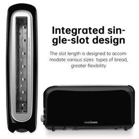 SEEDEEM toaster with 6 browning levels for customized toast