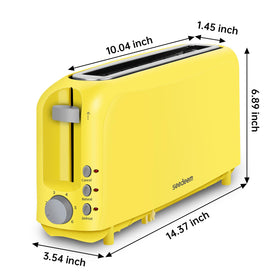 SEEDEEM 3-in-1 Cancel, Reheat, and Defrost controls for flexible toasting.