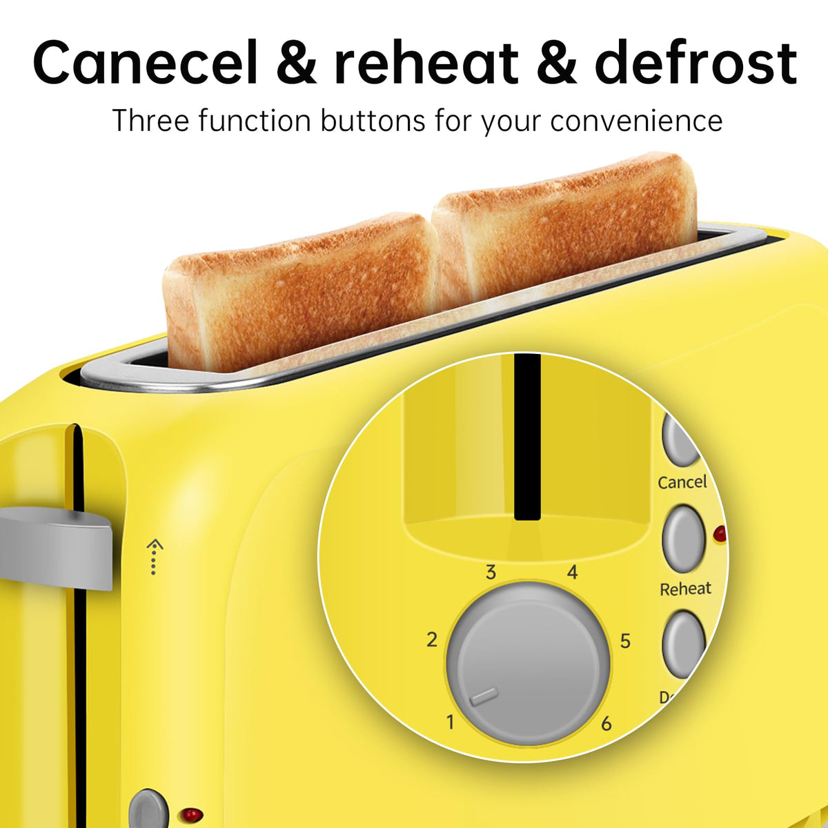 SEEDEEM yellow finish brightens the countertop and adds style.