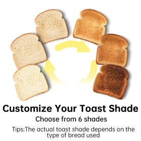 SEEDEEM 3-in-1 toaster functions: cancel, reheat, defrost
