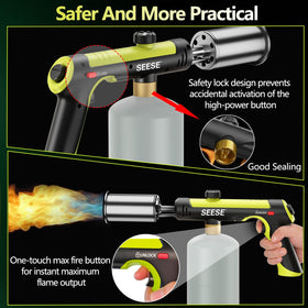 SEESE kitchen torch ideal for searing meat and dessert toppings.