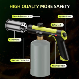 SEESE aluminum alloy body designed for durability and longevity.