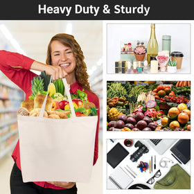 Segarty large-capacity tote with bottom gusset for more items