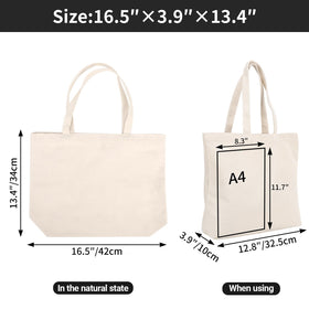 Segarty washable canvas tote bags ready for easy care and reuse
