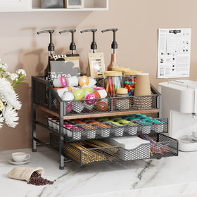 Segtenant K-Cup holder 42-pod capacity supports organized coffee prep.