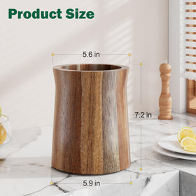 Segtenant large capacity utensil holder on counter holding many utensils