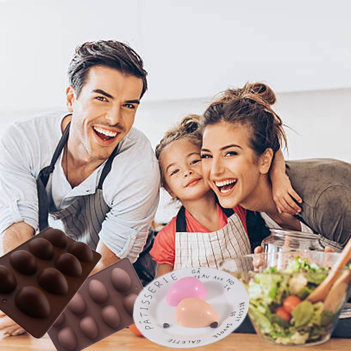 SEIHDHIK 8-cavity egg mold offers easy release