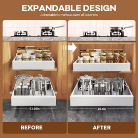 Seinloes robust three-rail metal construction supports heavy cookware safely