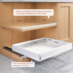 Adhesive-fixed installation enables quick tool-free setup