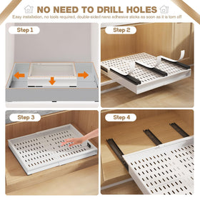 Seinloes drawer front handle offers easy pull-out access