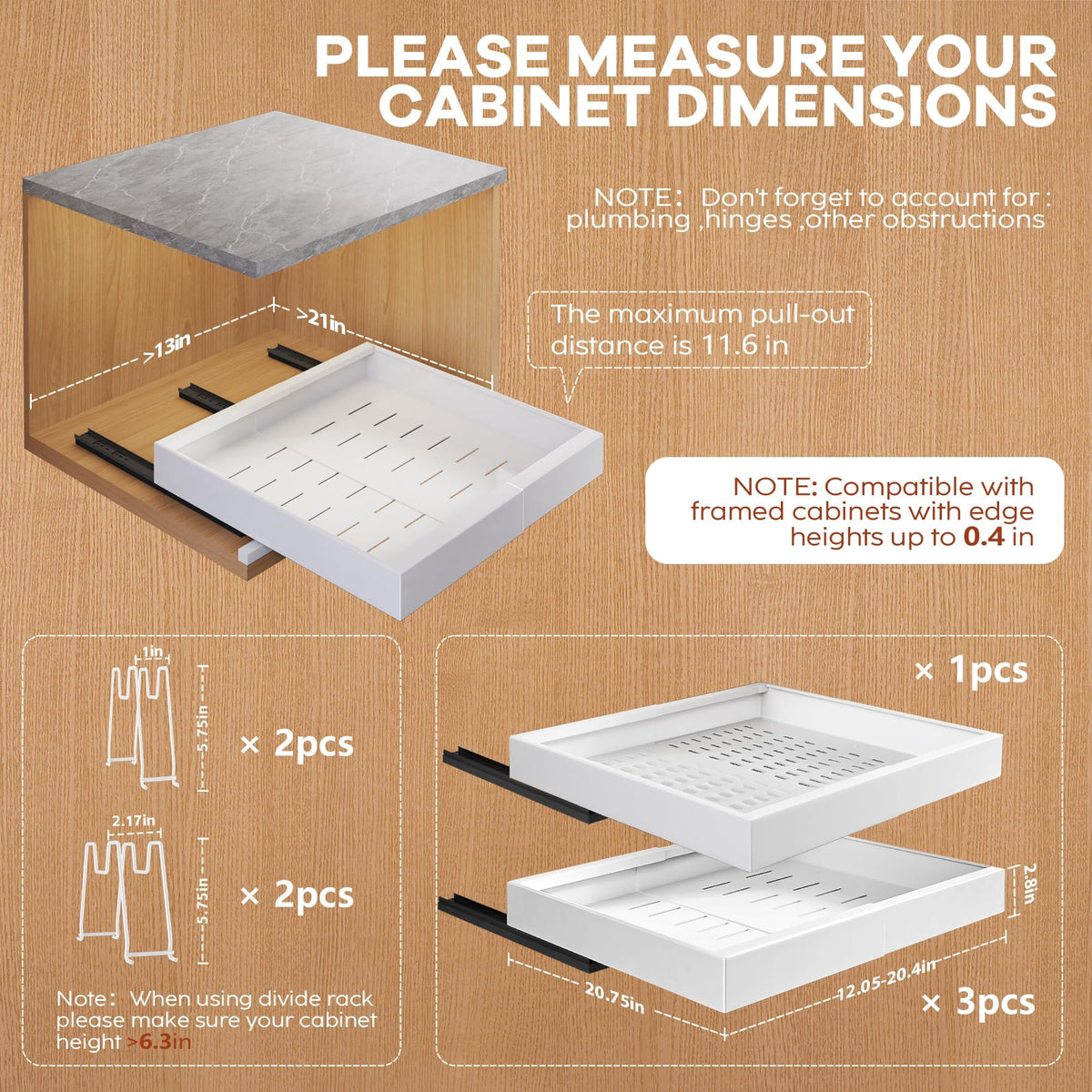 No-drill installation with Seinloes nano adhesive keeps cabinets damage-free
