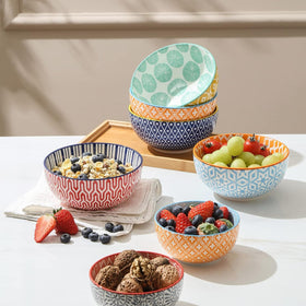 Stackable and easy to clean Selamica bowls ready for storage