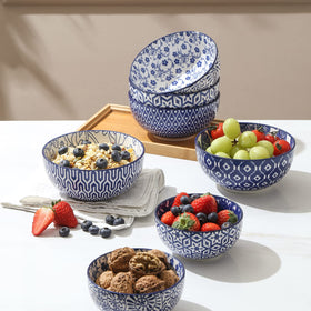 Selamica bowls' elegant blue finish makes a thoughtful housewarming or holiday gift.