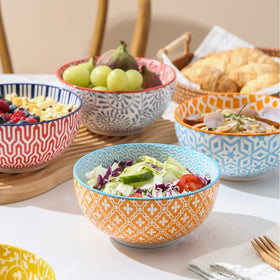 Selamica bowls with good weight for comfortable handling from microwave to table