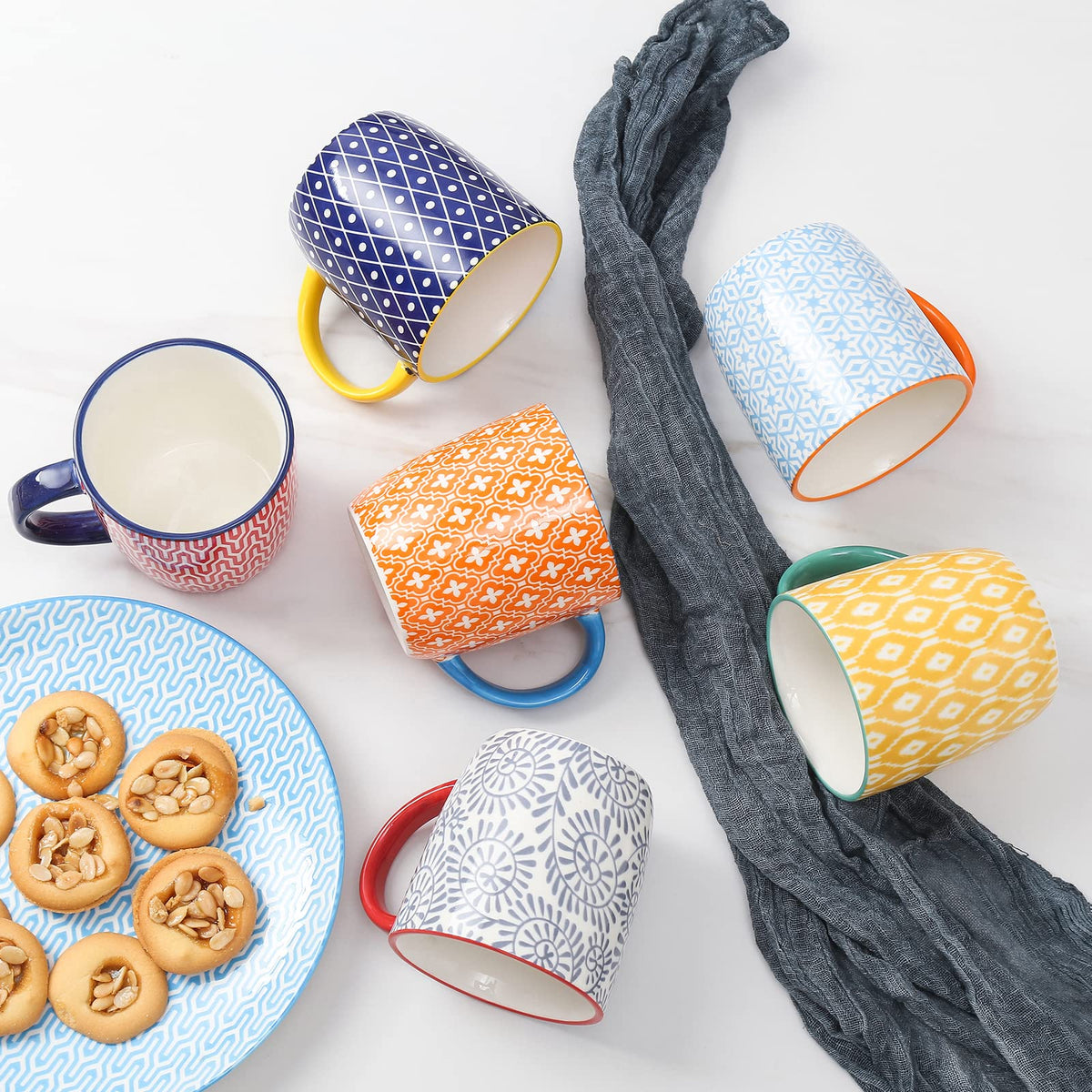 Selamica ceramic mugs are lead and cadmium free for safer everyday use.