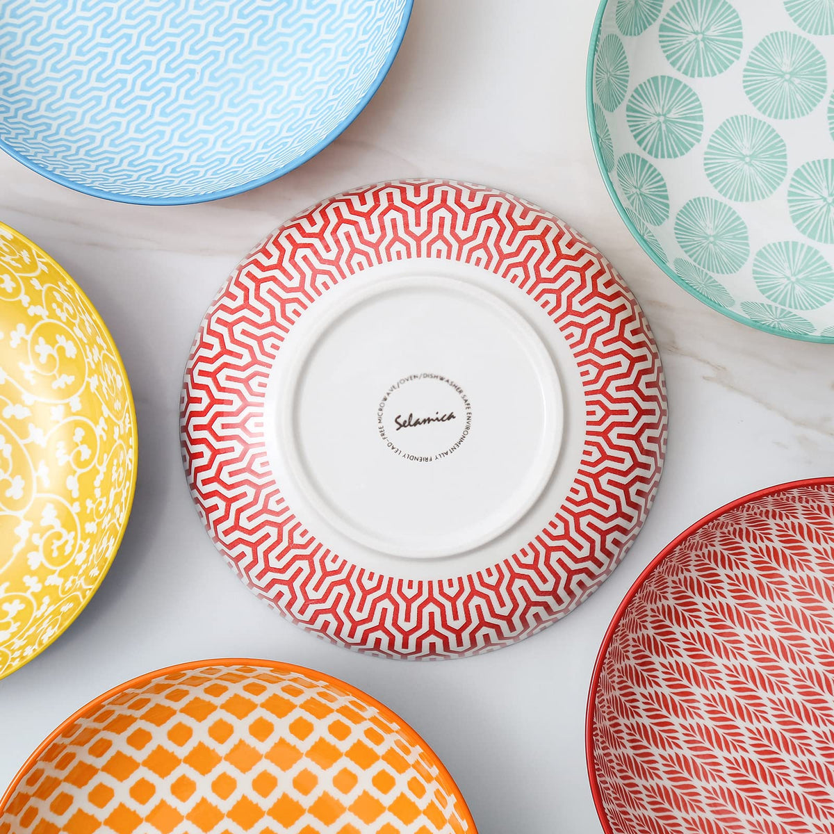 Selamica color variety bowls for mixing and matching dining styles